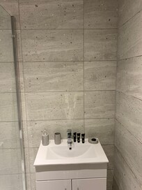 No mirror in the bathroom