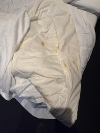 The disgusting state of duvet!