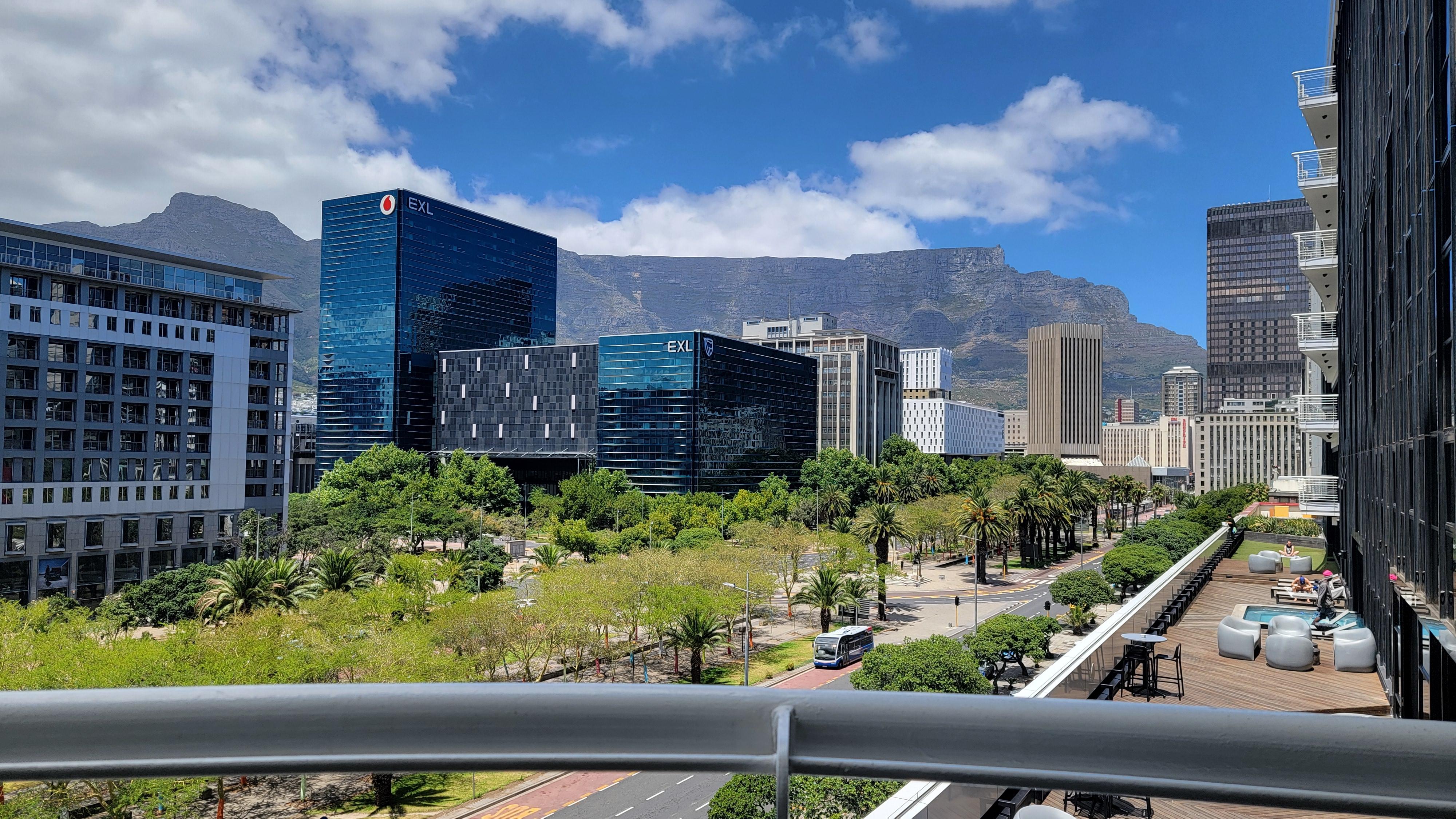 View of Table Mountain from Room Balcony