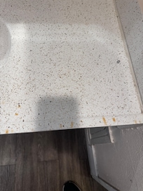 Stains on counter