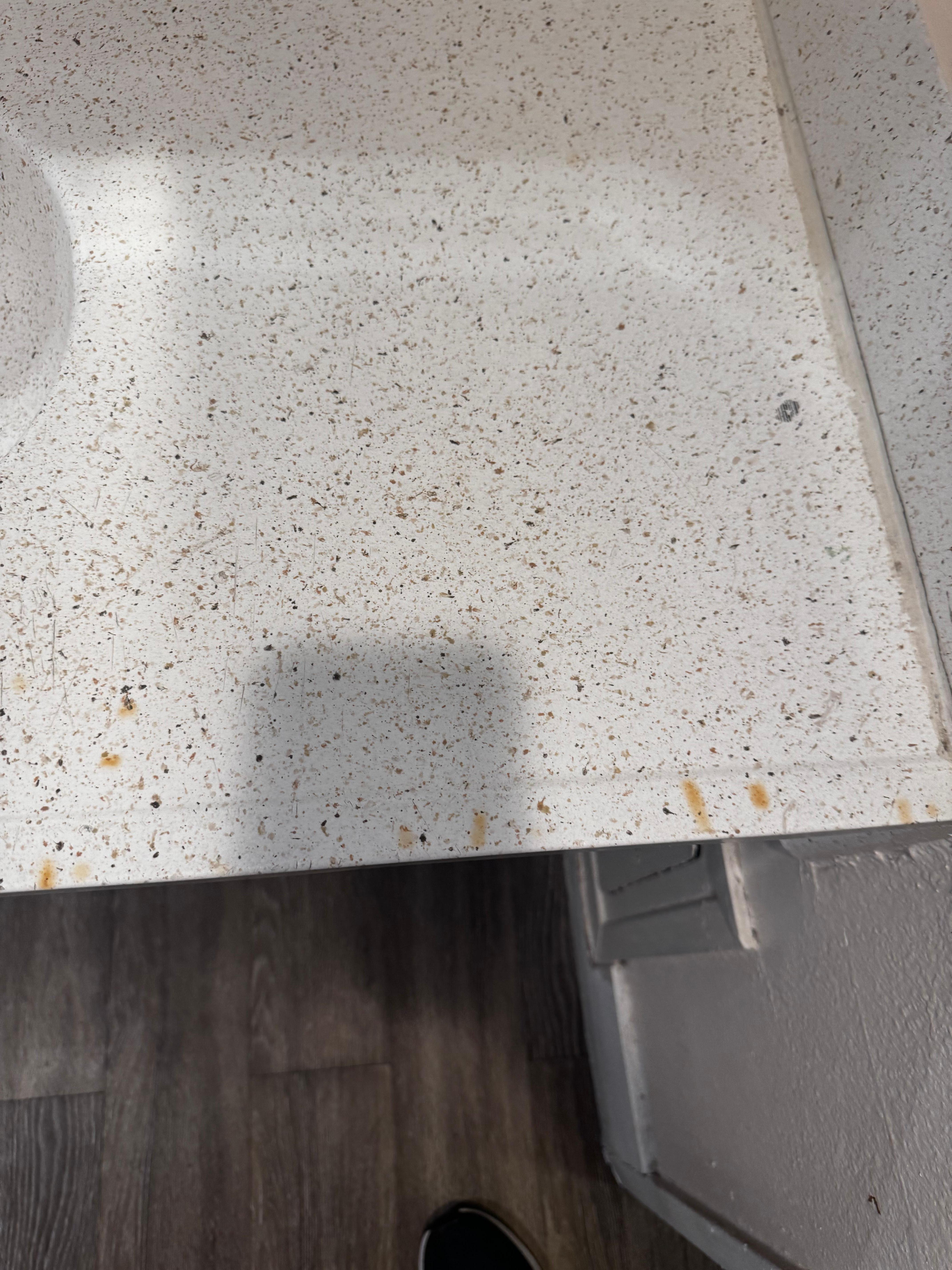 Stains on counter 