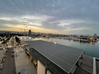 View from the rooms balcony.