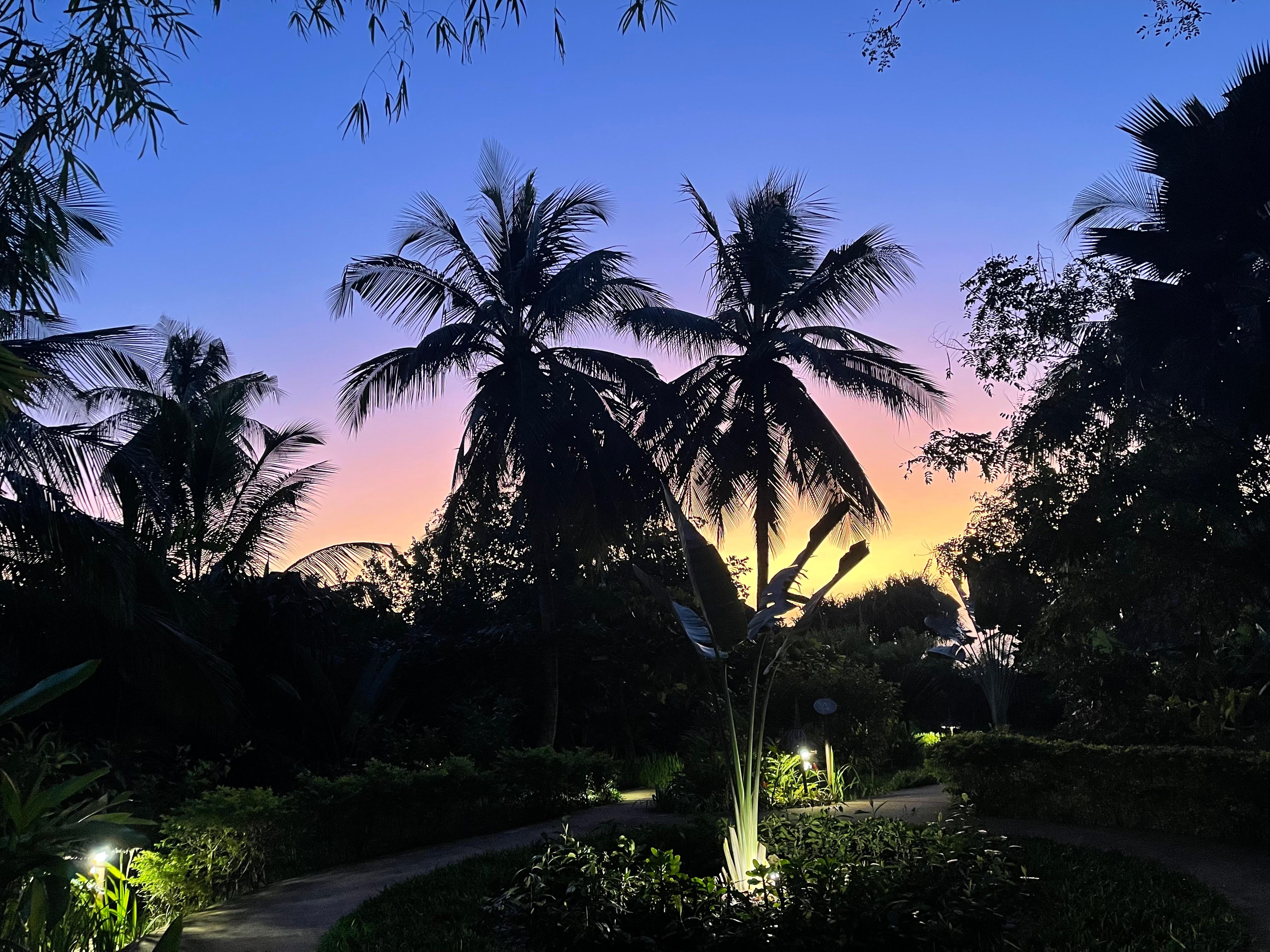 This was the path to our villa