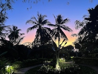 This was the path to our villa