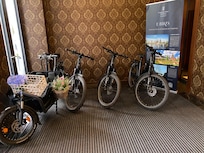 E-bikes for guests to use