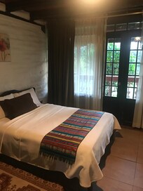 Terrible bed, old blankets and dusty