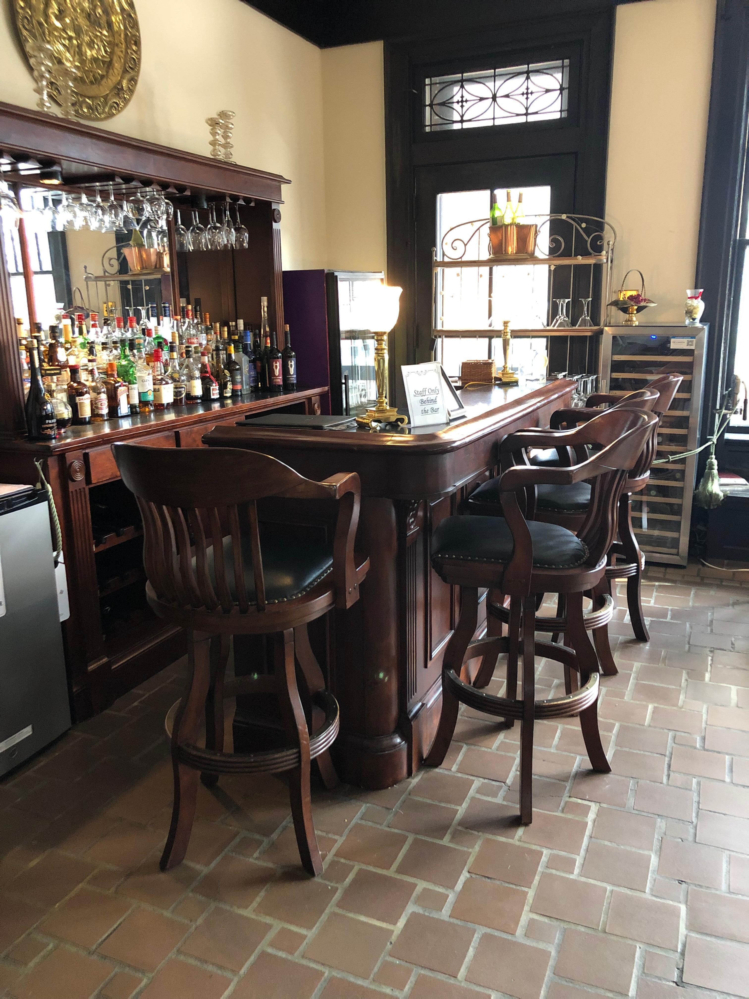 Lovely, well-stocked bar