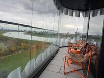 Very nice balcony at community lounge