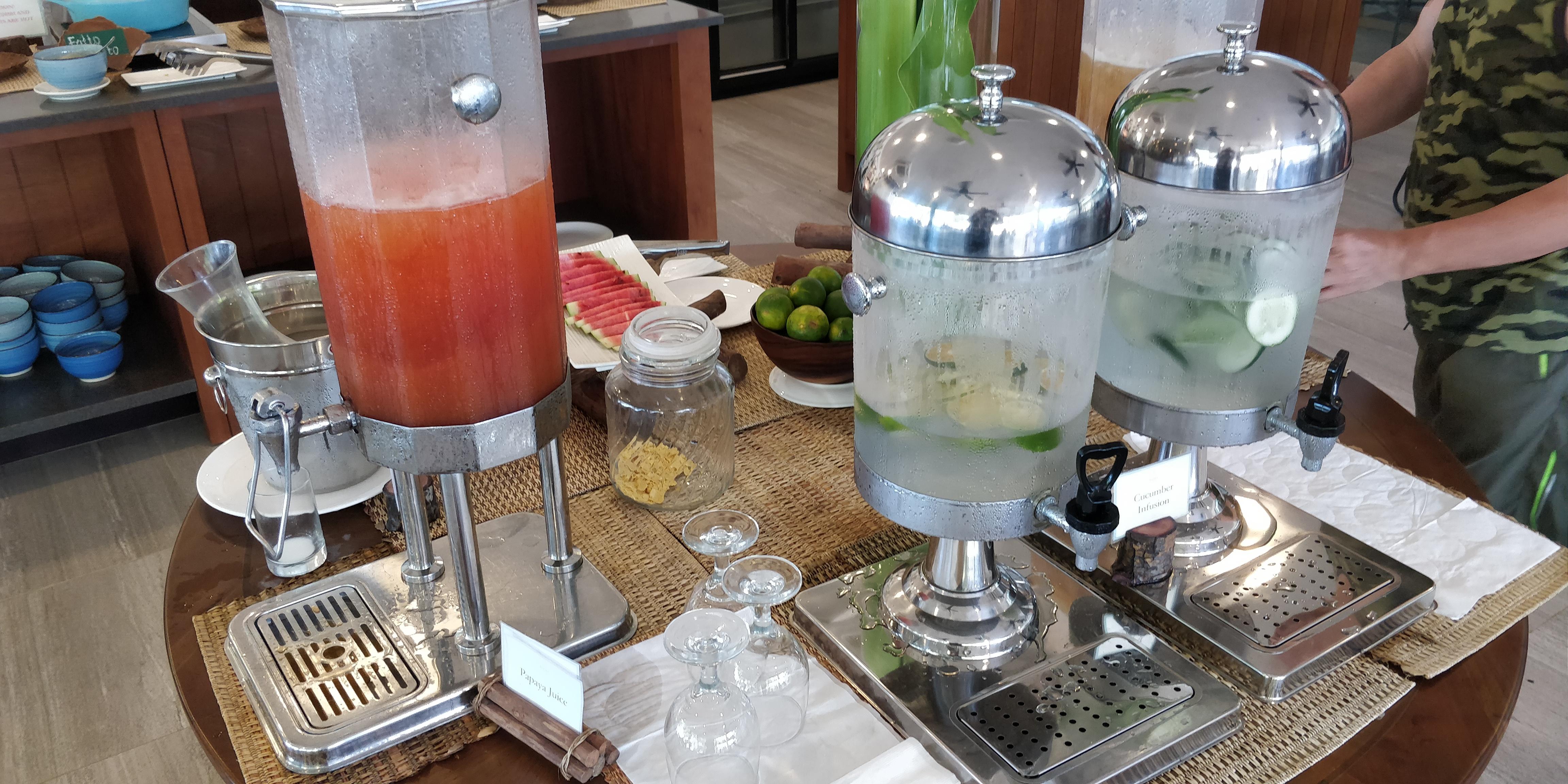 Lovely buffet drinks