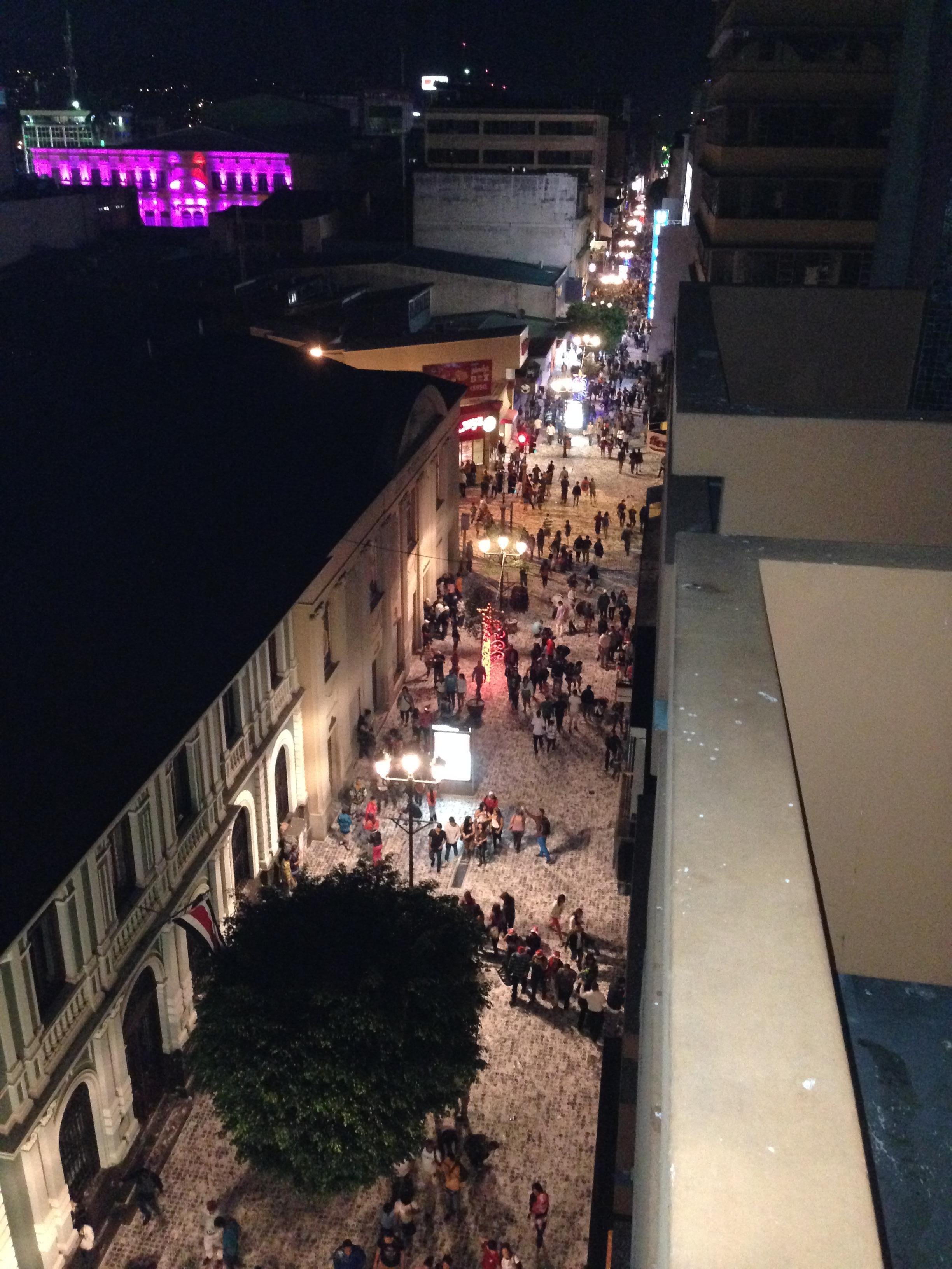 View of Central Avenue from Balcony