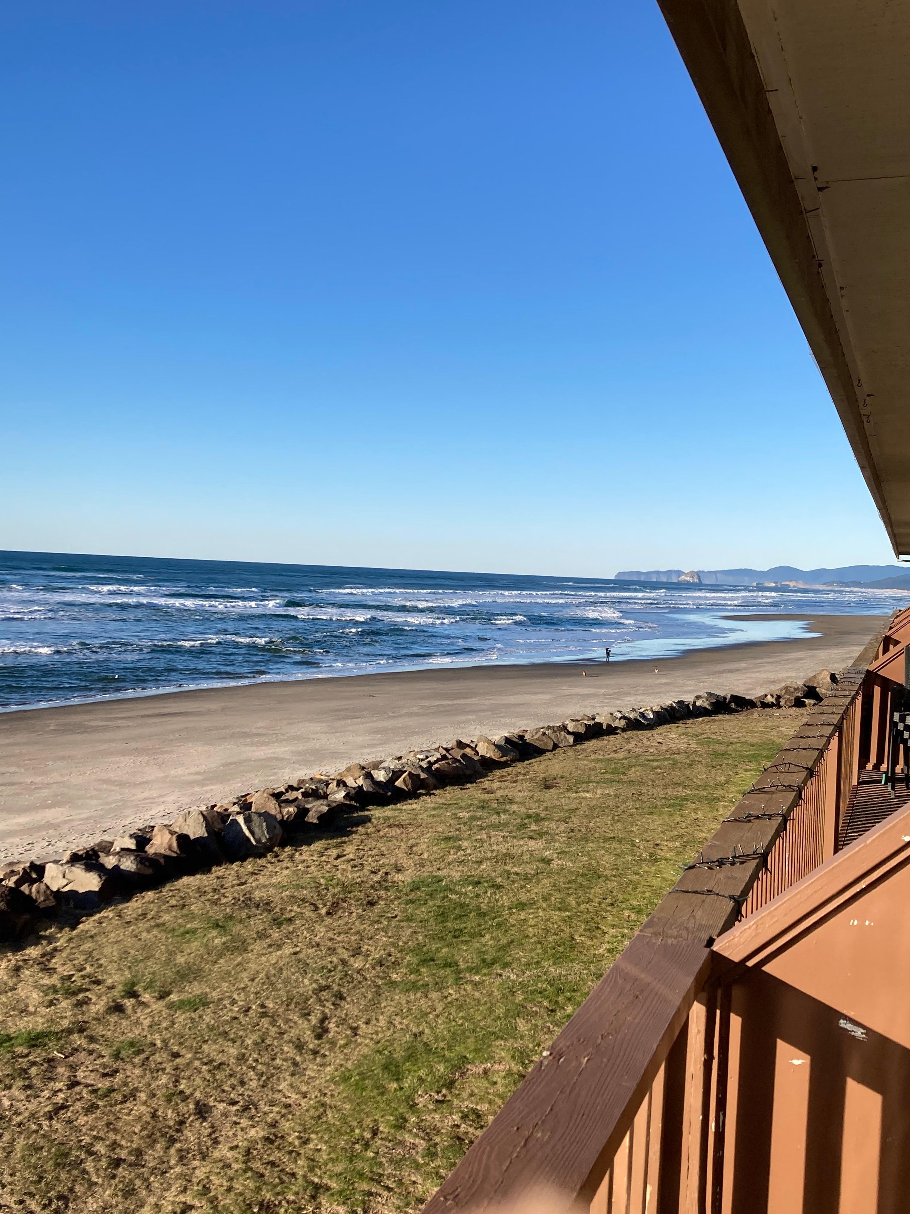 North from the deck