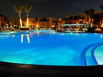 One of the many pools