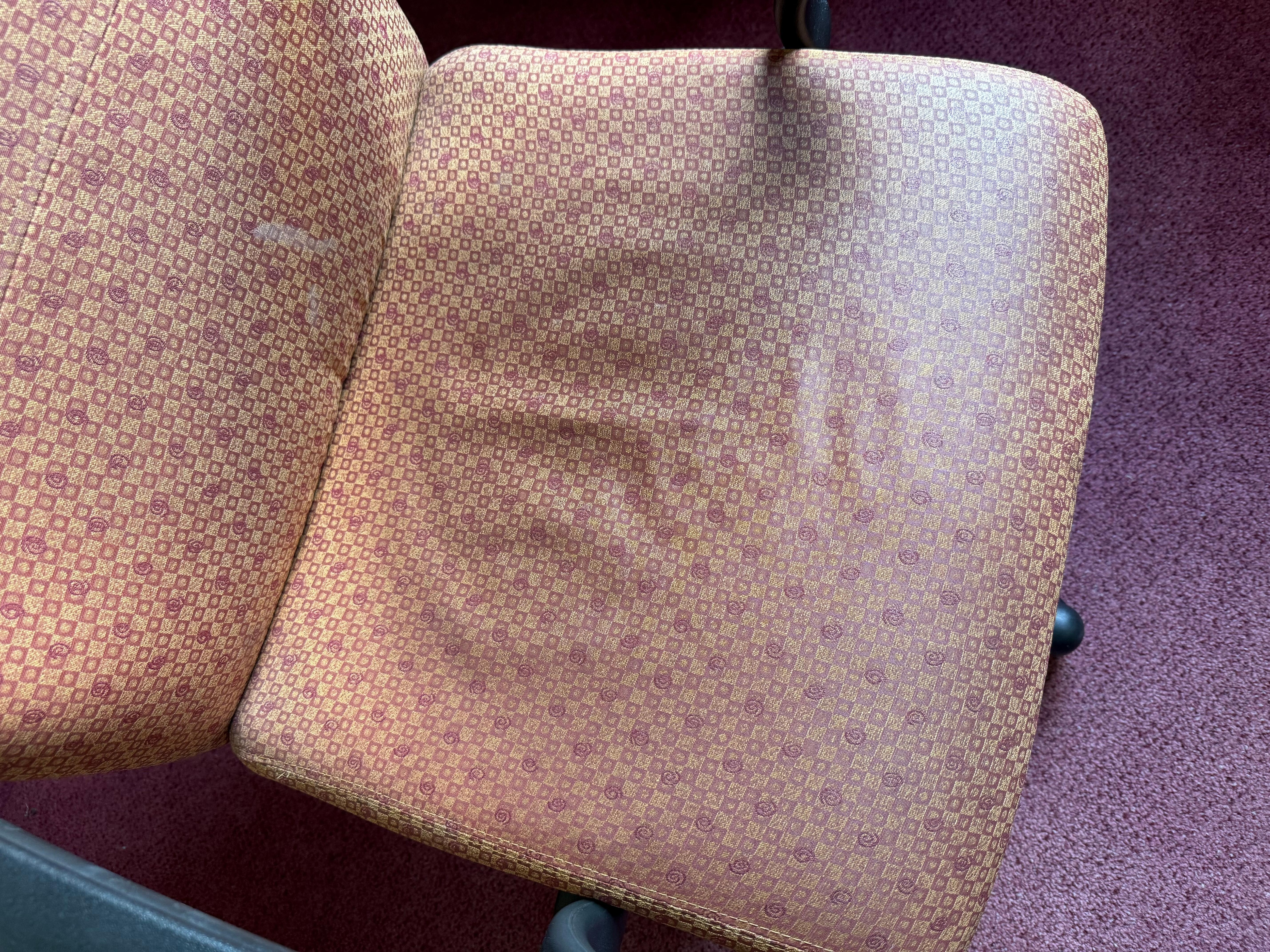 This office chair was gross. 