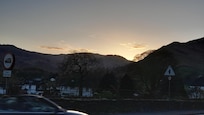 Sunset.