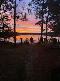 Sunset at the cabin