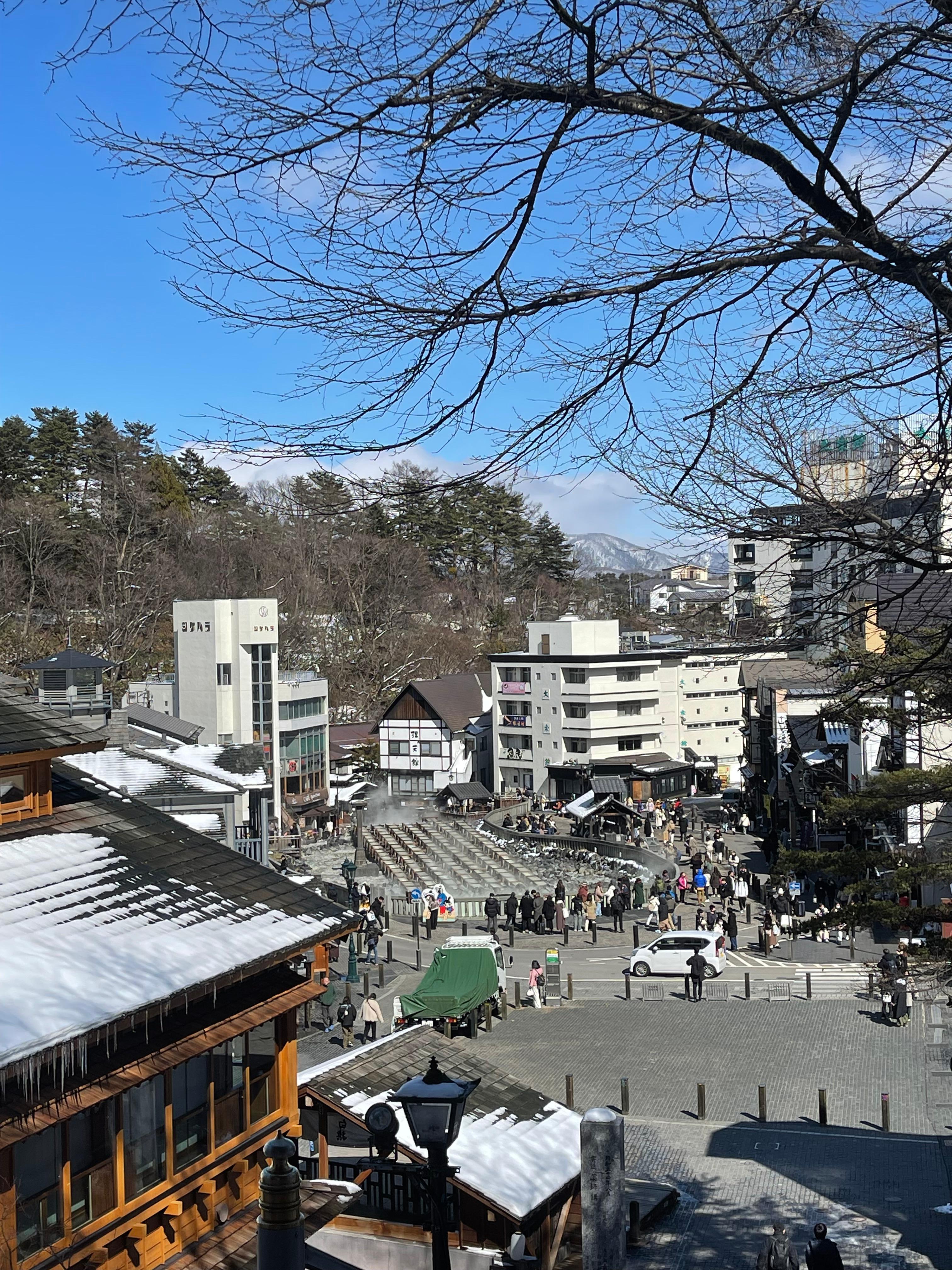 湯畑日景