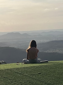 Momento ao pĂŽr do sol