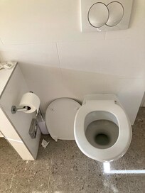 Broken toilet