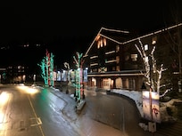 The front on the Legends at night