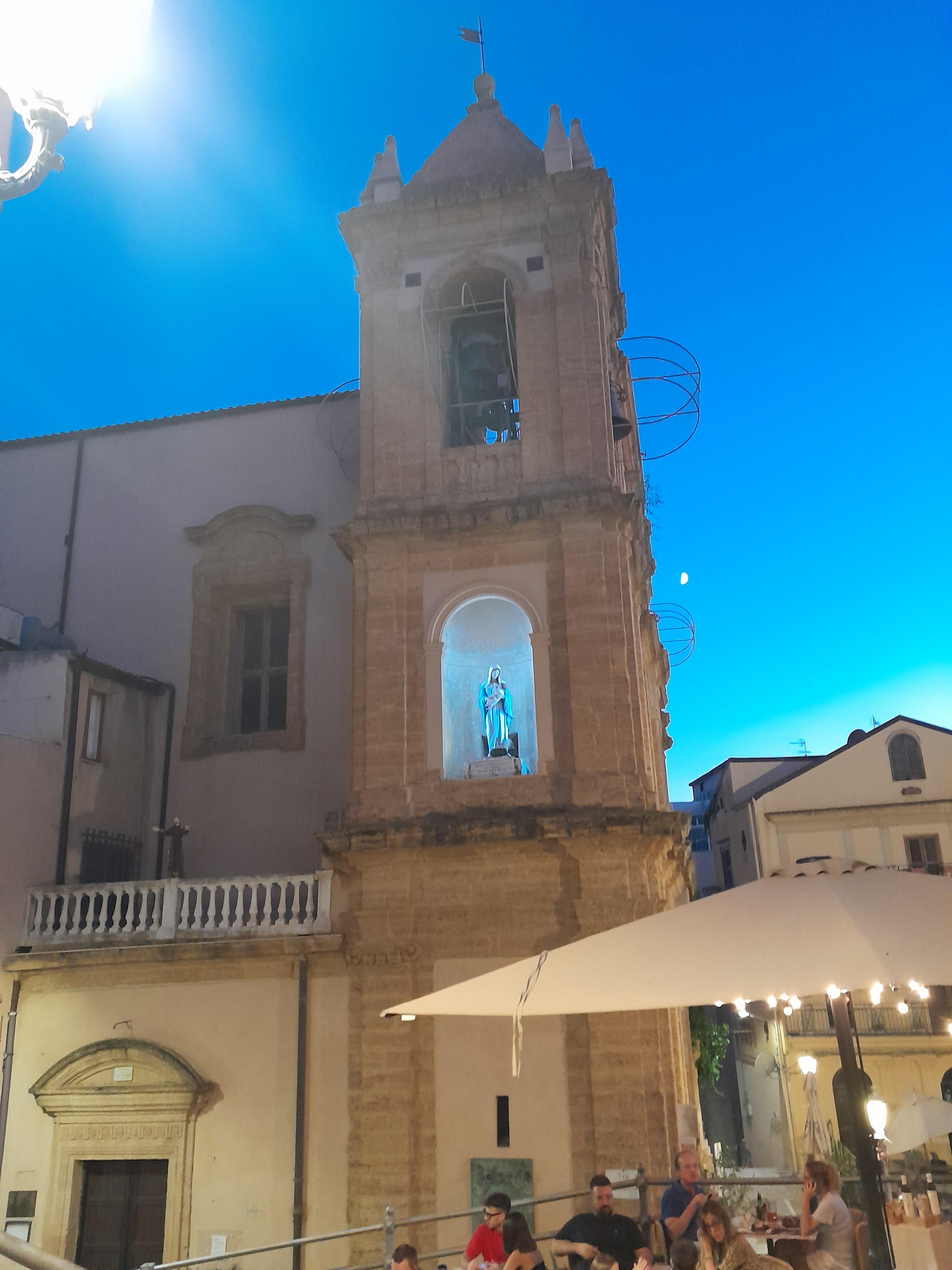 Evening stroll along the main street.