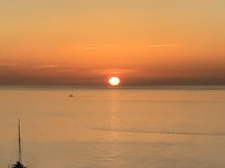 Utsikt från balkongen tidig morgon i oktober.