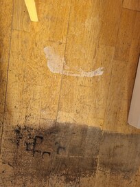 Burned floor
