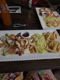 The jumbo shrimps were tasty!