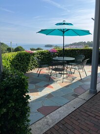 View from the private patio