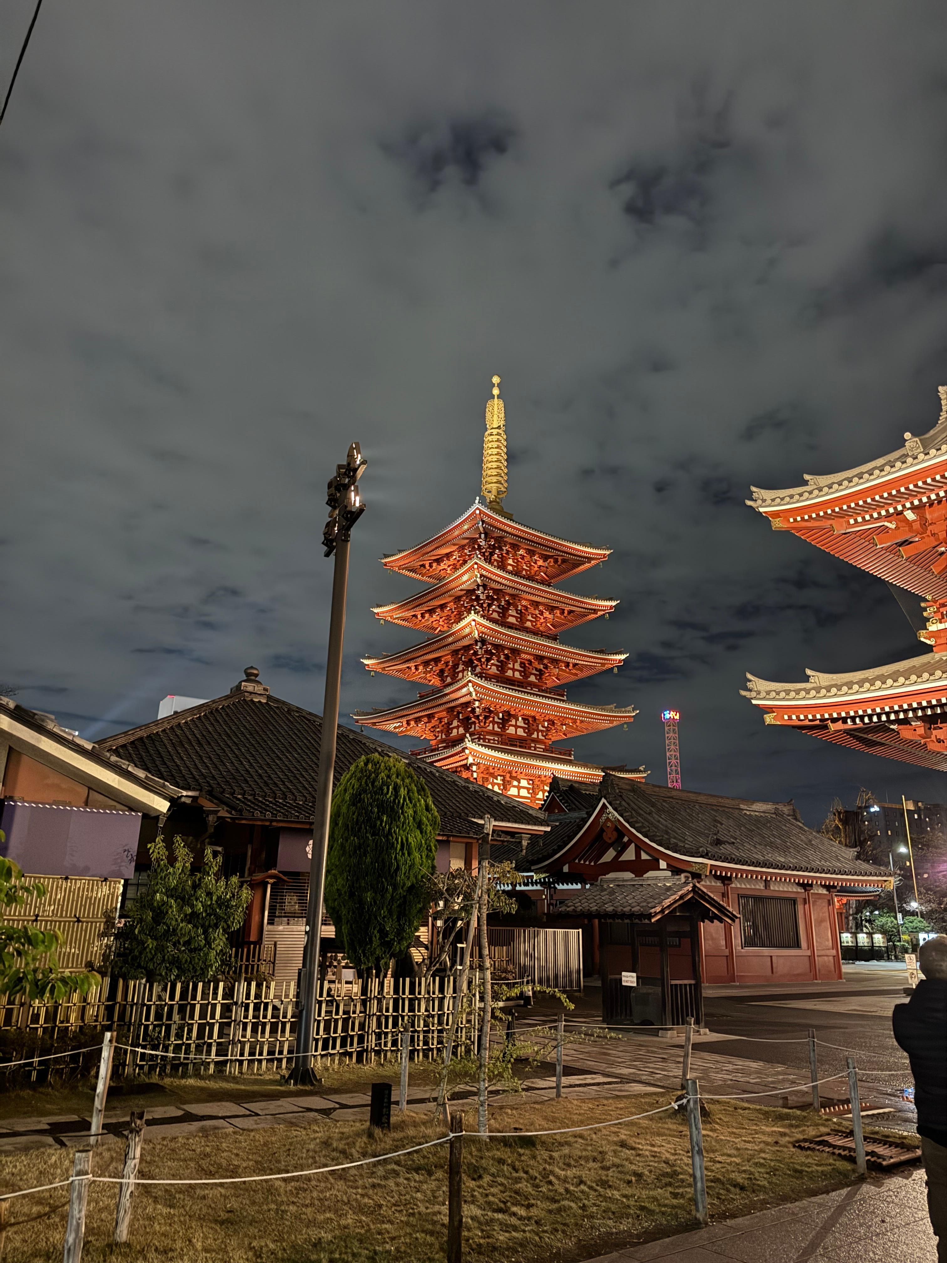 Sensoji Temple, just steps away