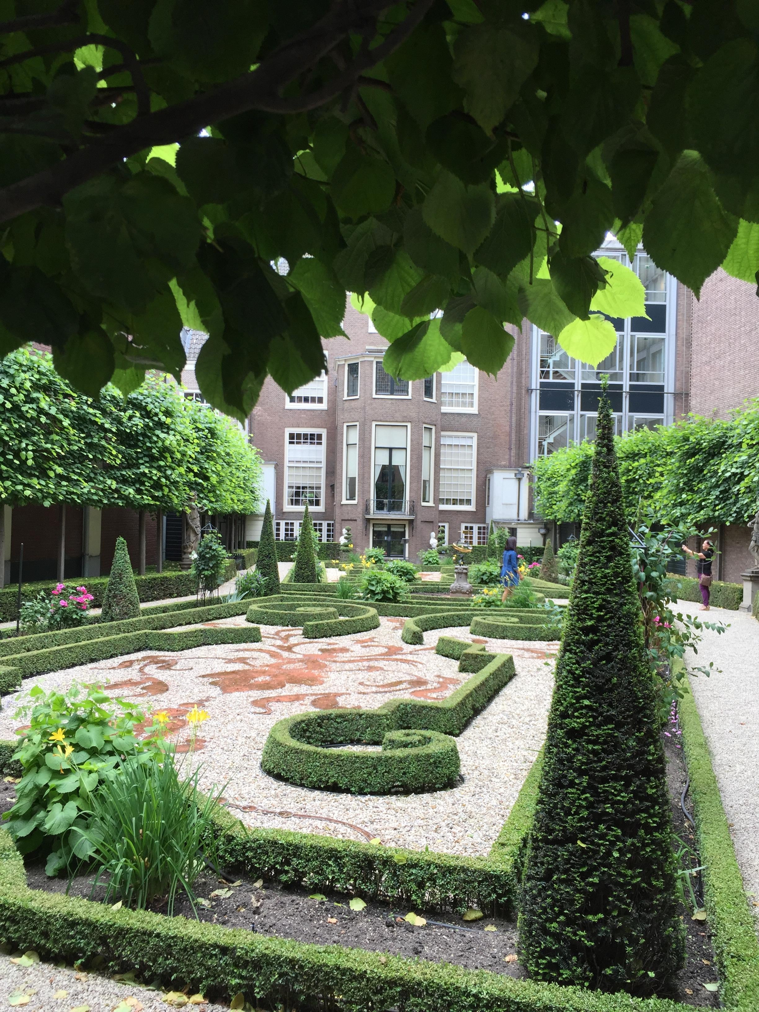 A courtyard in Amsterdam