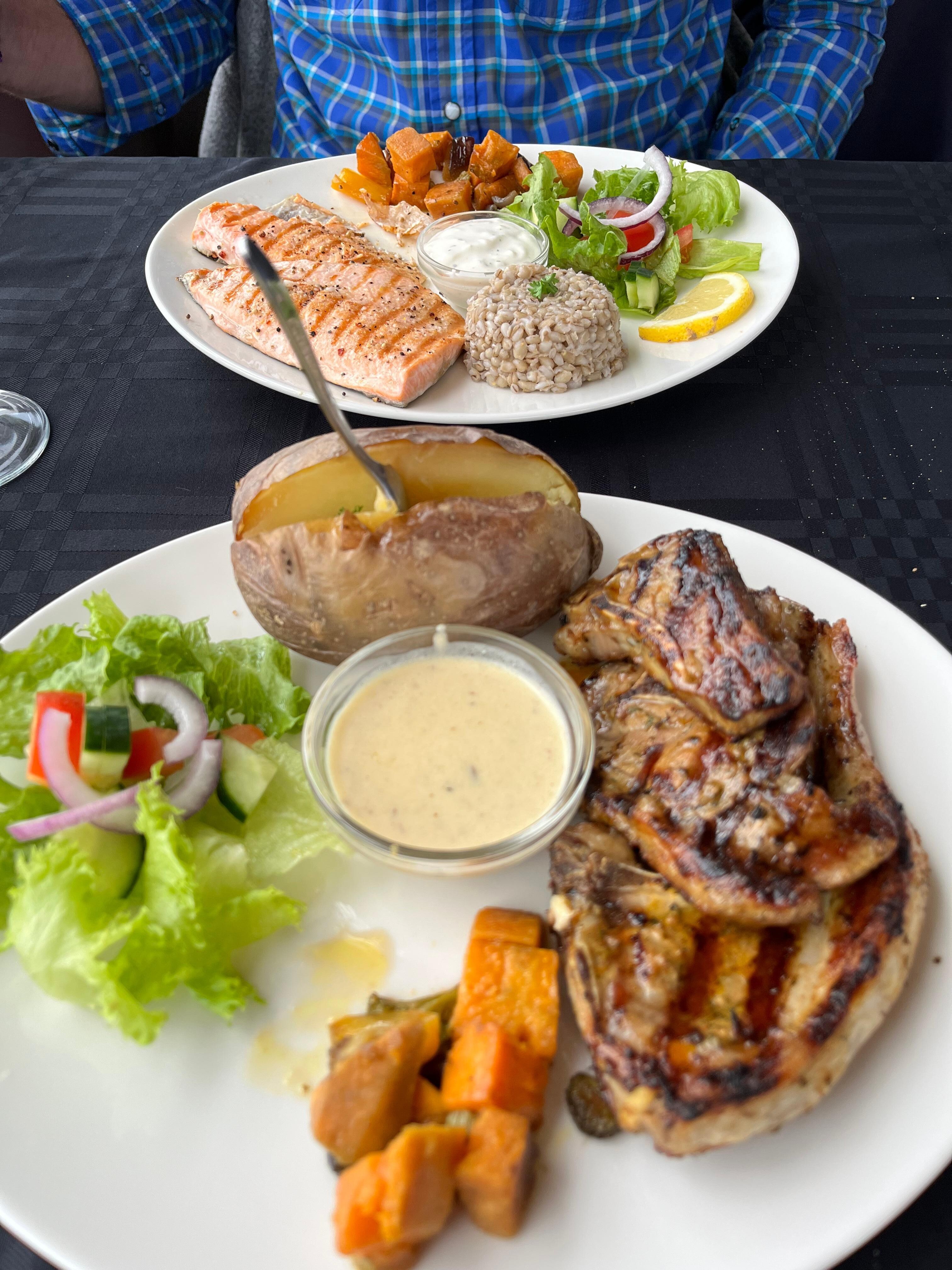Dinner from their restaurant 