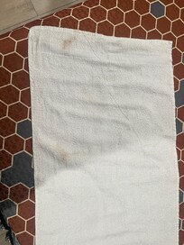 Beskidte håndklæder