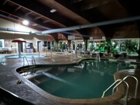 The pool area