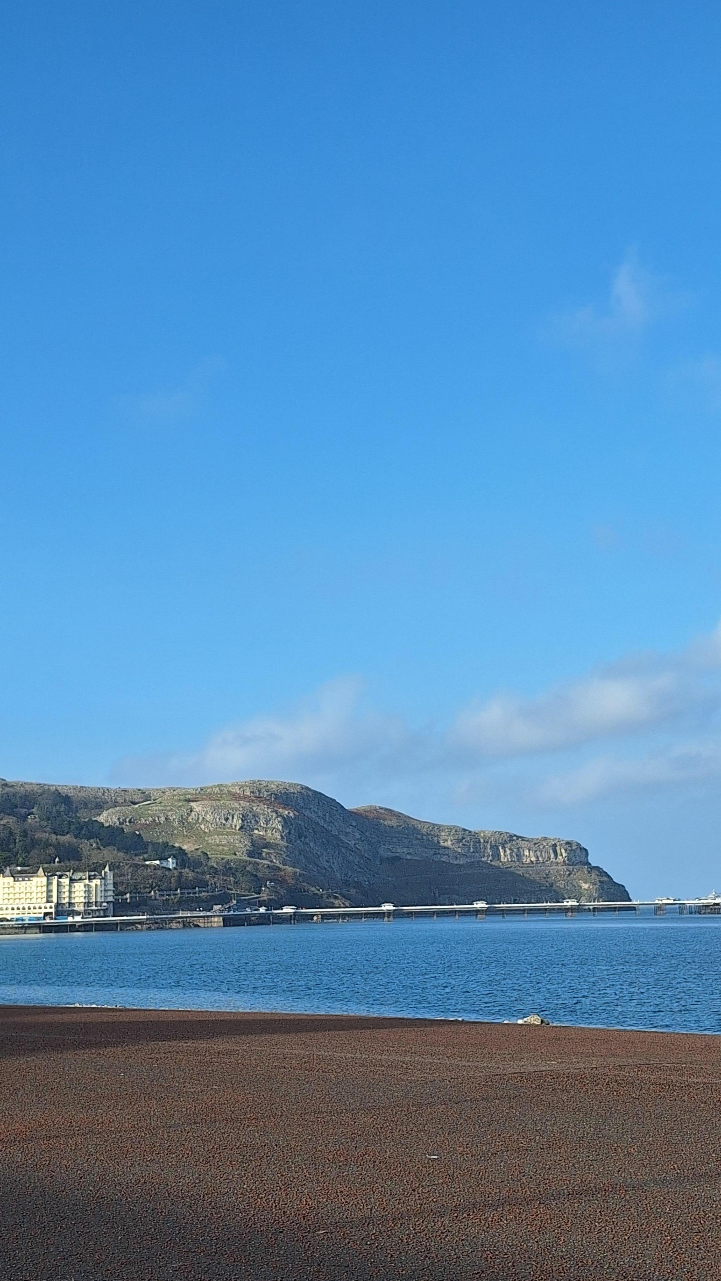 Beautiful blue sky