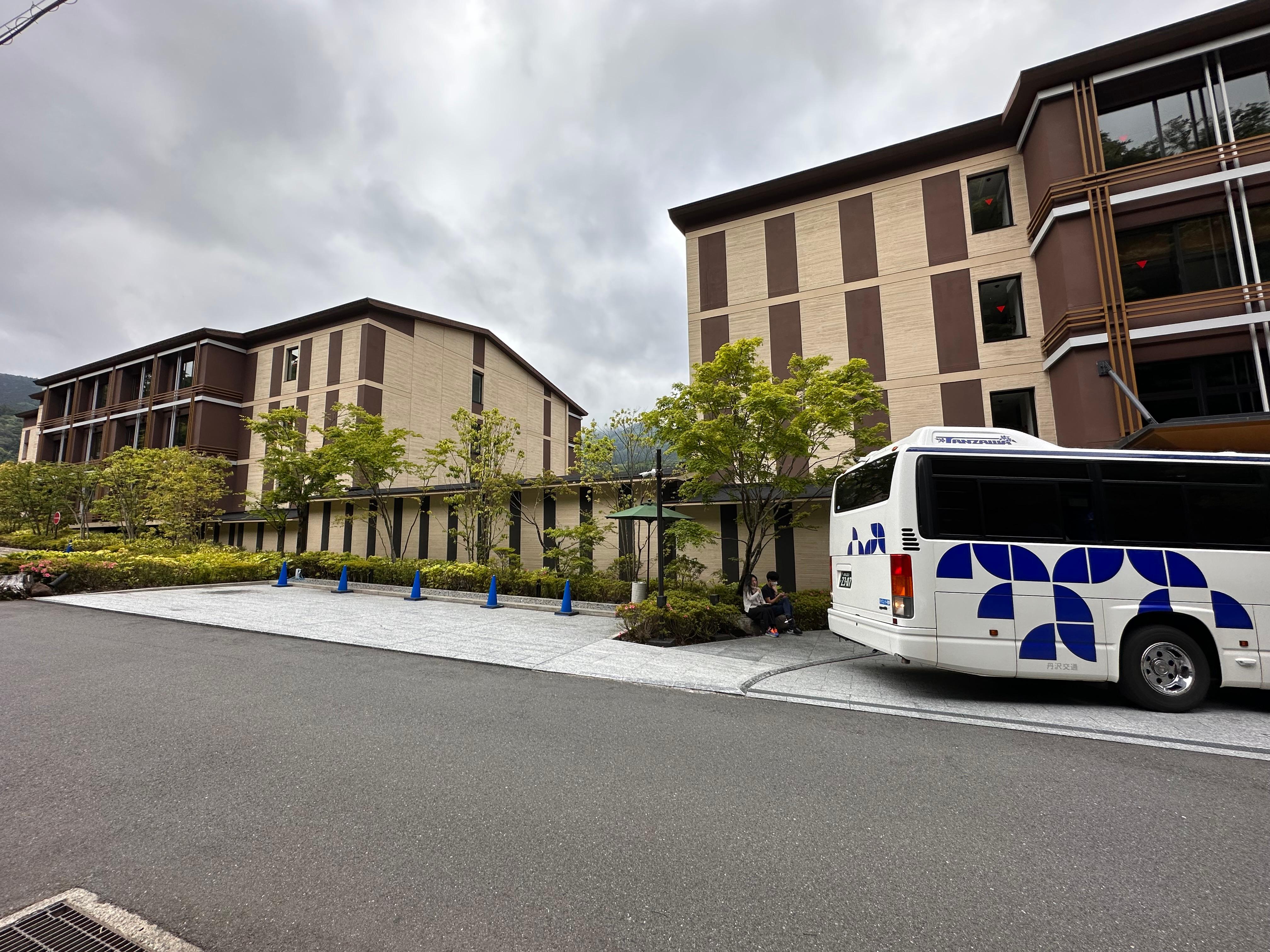 Front entrance of the hotel