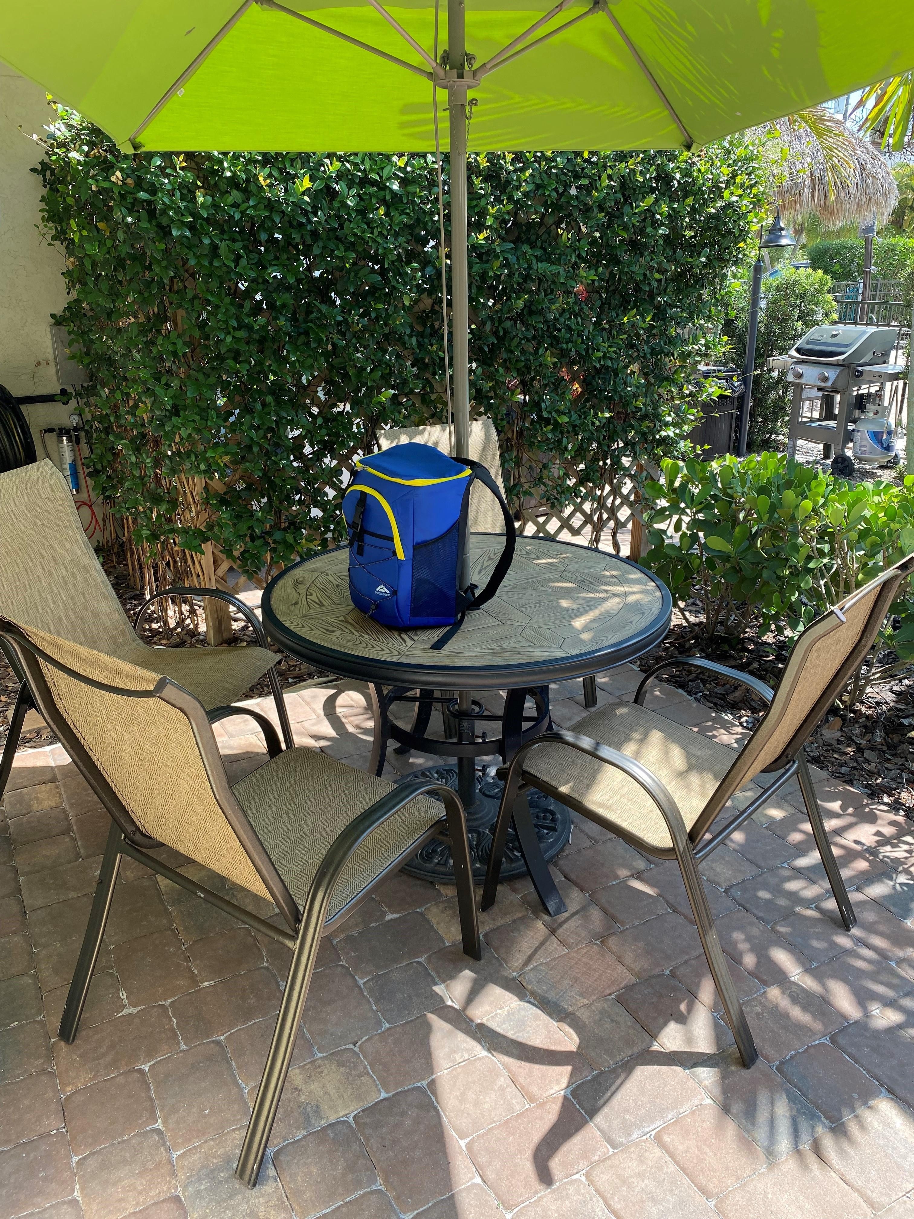 Patio table
