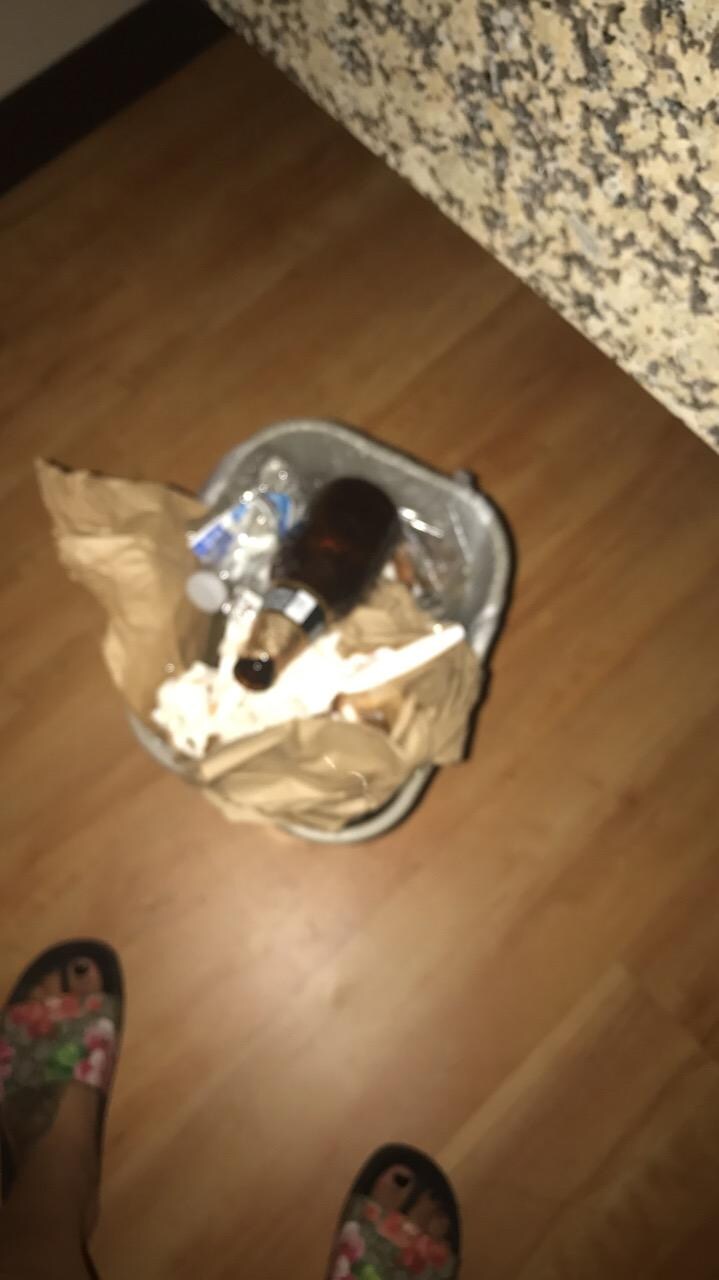 Trash still full