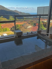 Private in room open air onsen!