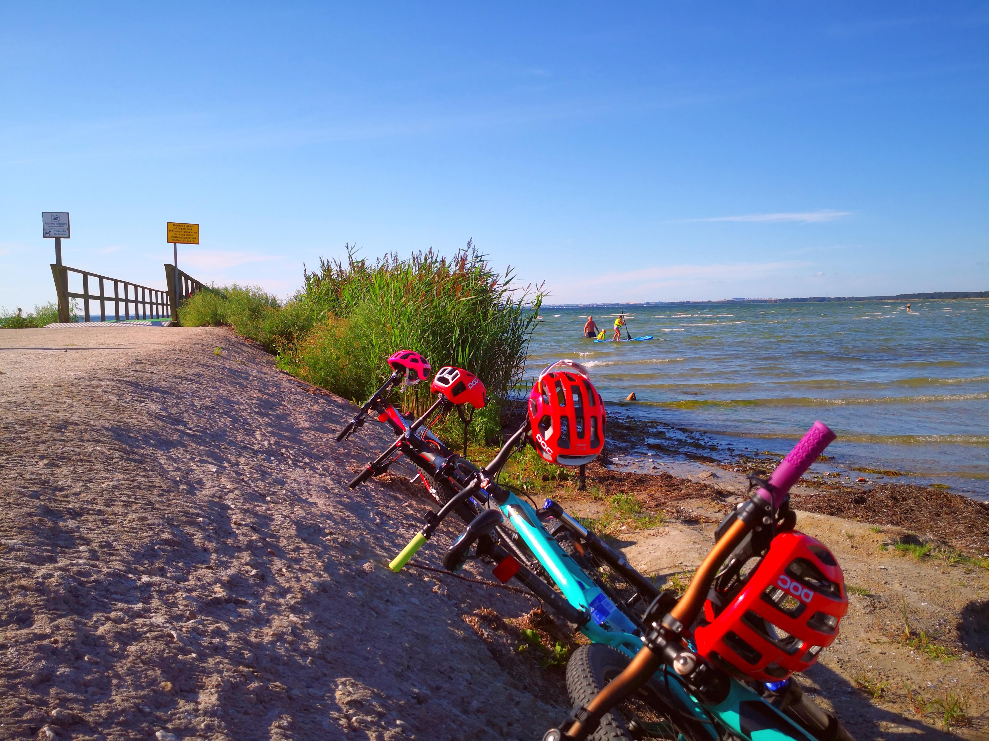 Flotte muligheter for fine sykkelturer og bading i nærområde 