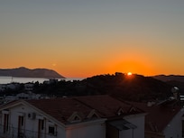 Sunset from the balcony.