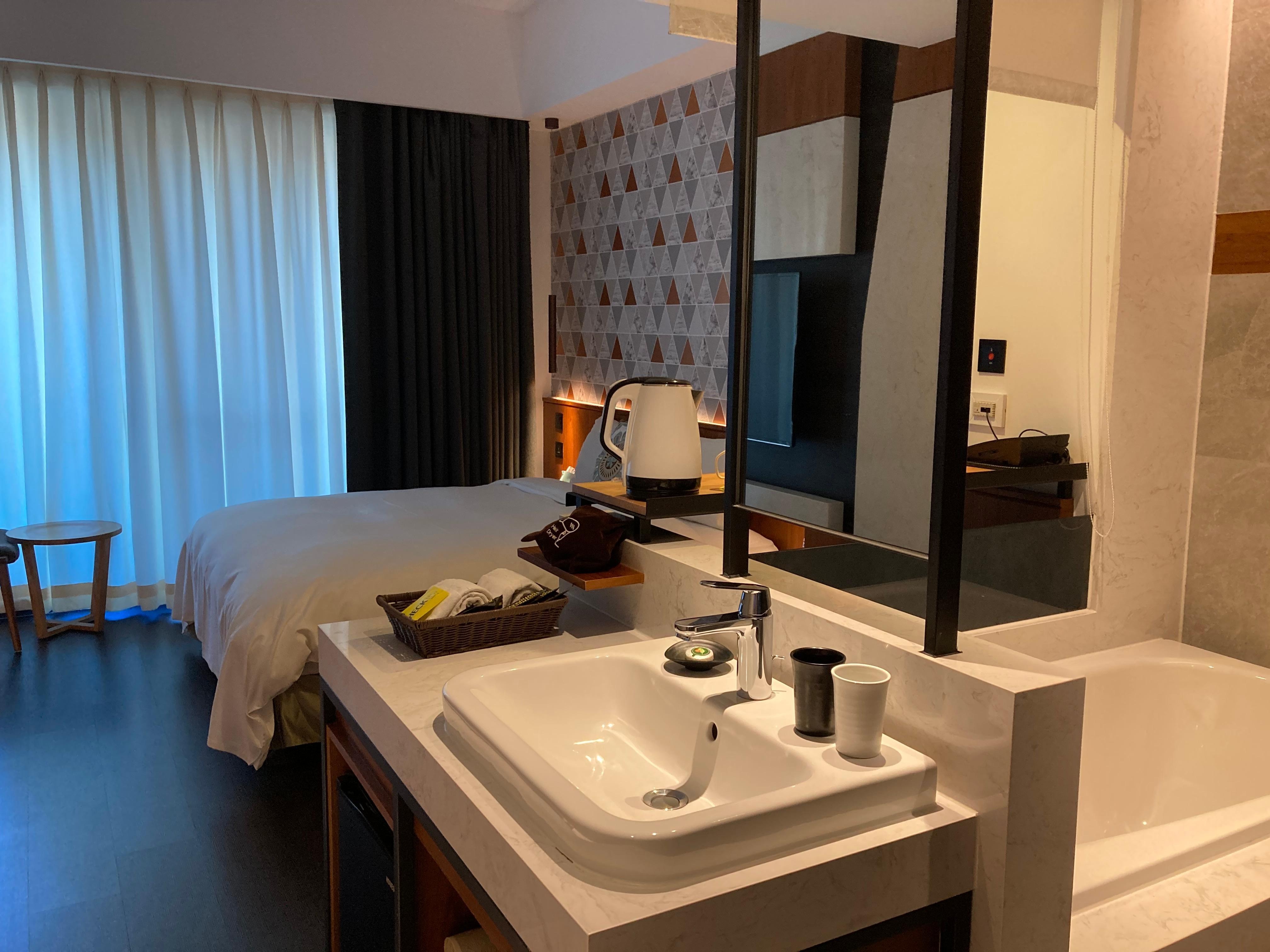 区分されていない浴槽