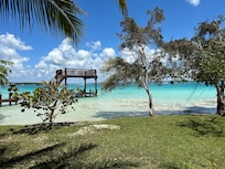 First view of lagoon upon arrival