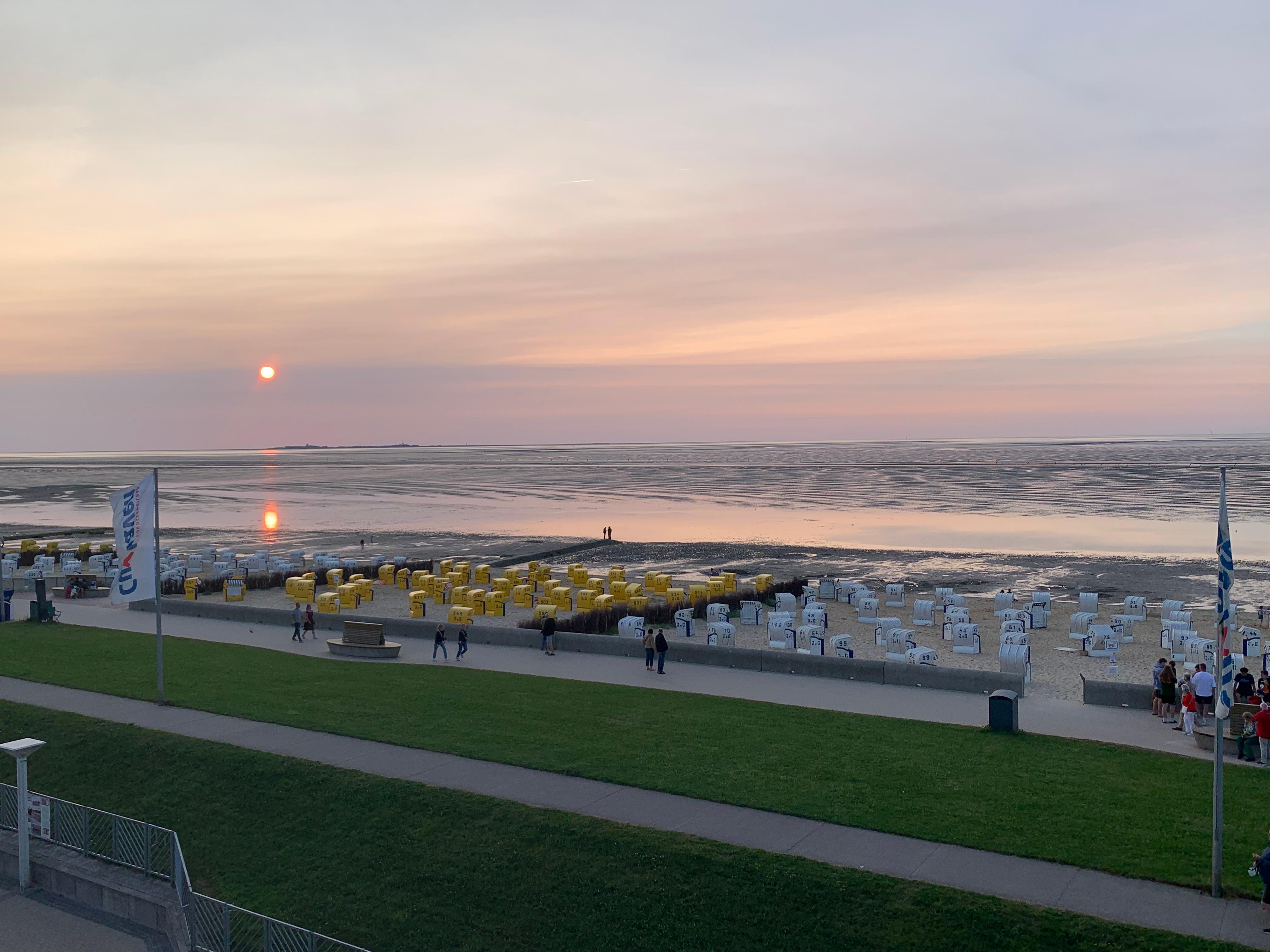 Aussicht aus unserm Zimmer mit Meerblick