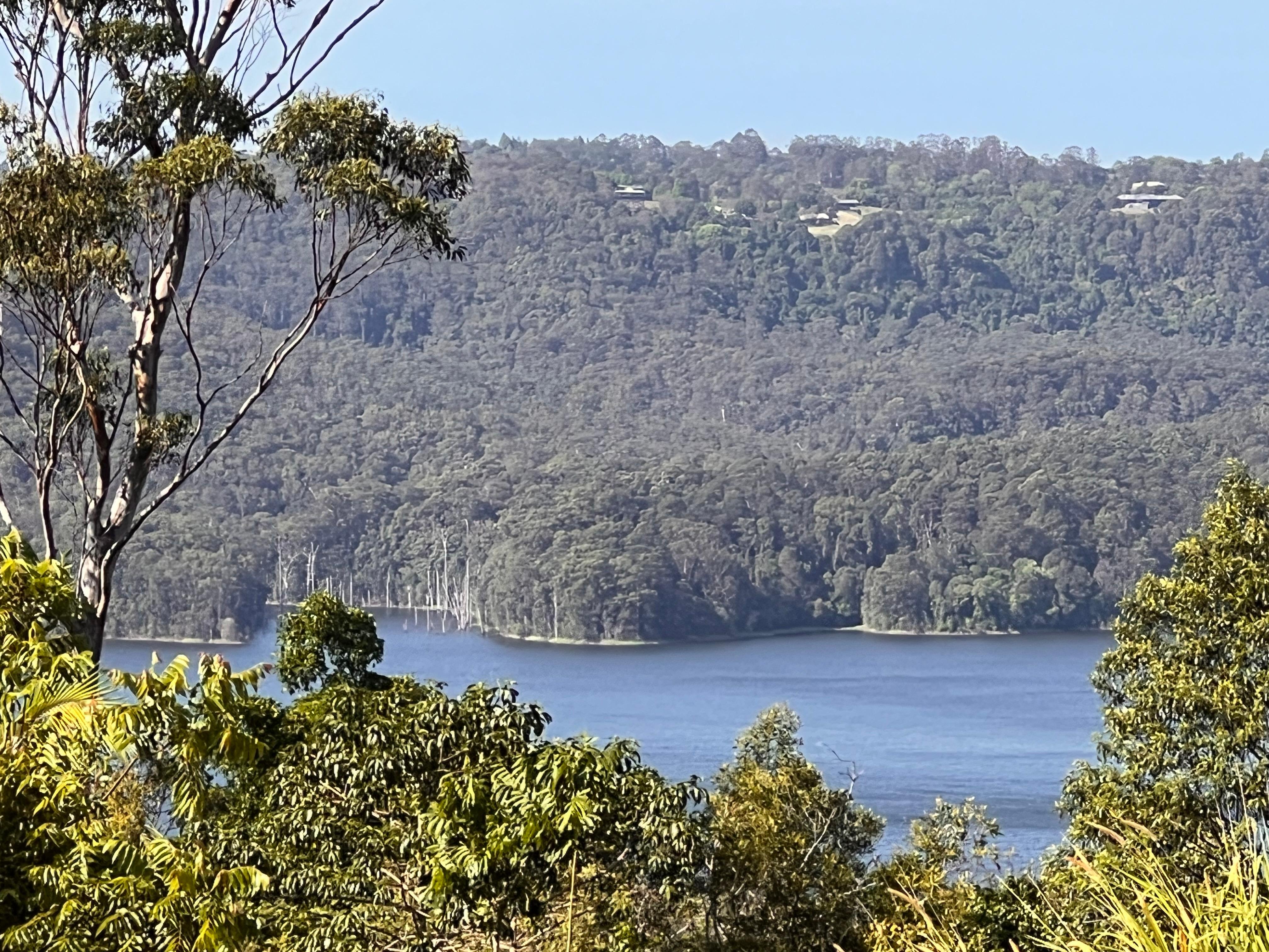 View of Lake Baroon from the personal pool and room