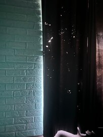 The curtains in the beedroom, full of holes. Should buy new.