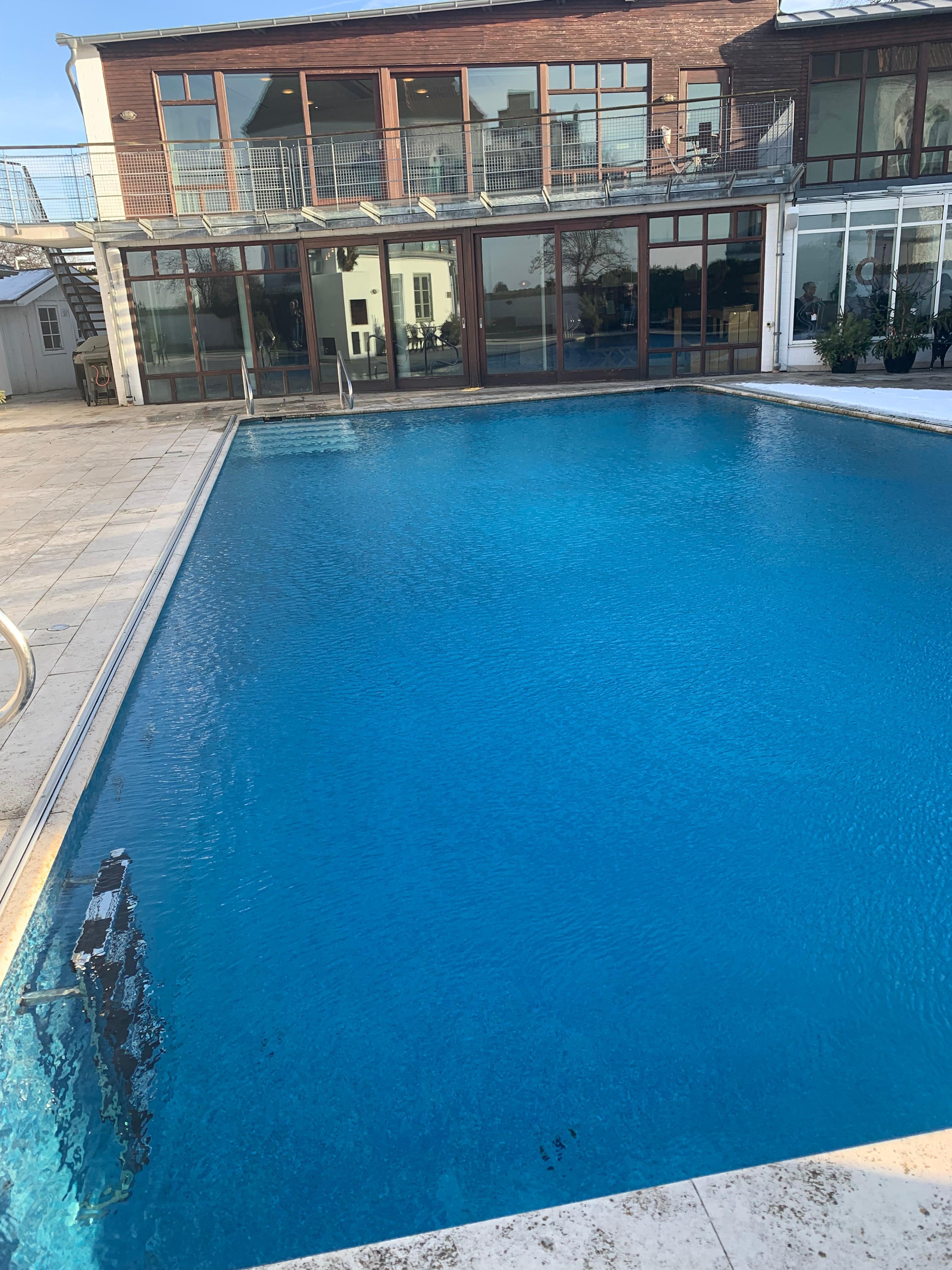 Unheated outdoor pool