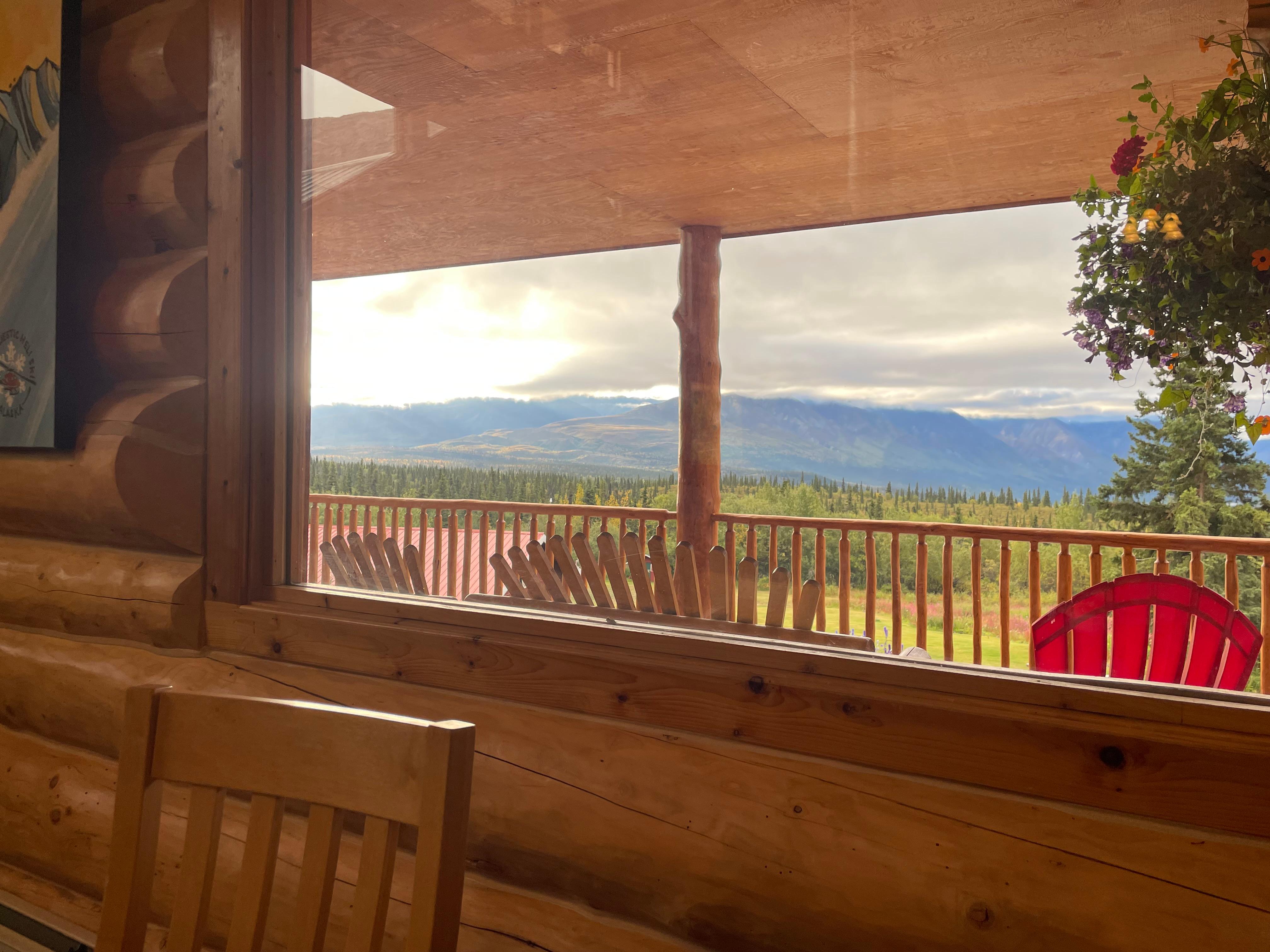 Breakfast view from dining room