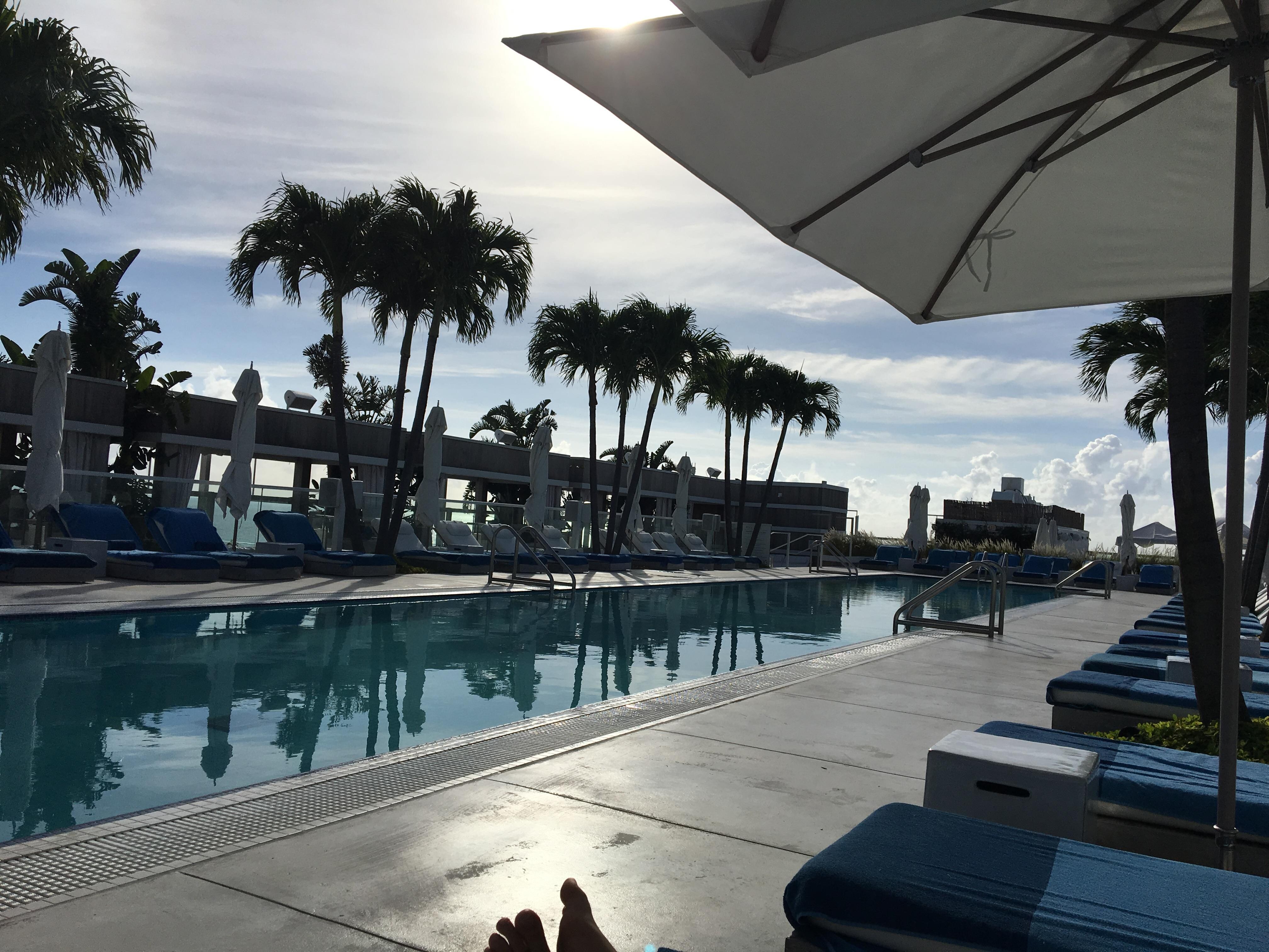 Rooftop pool