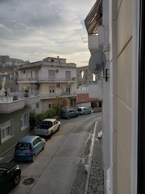 You see the Arches from your room. There is extra terrace on the floor for coffee or smoking guest