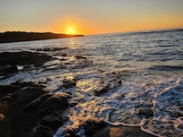 Black sands beach sunrise